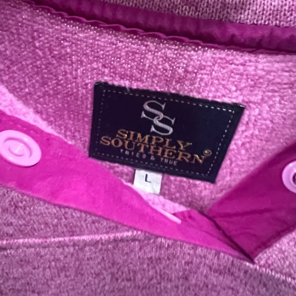 Simply southern women’s pullover jacket - purple size large - Picture 2 of 3